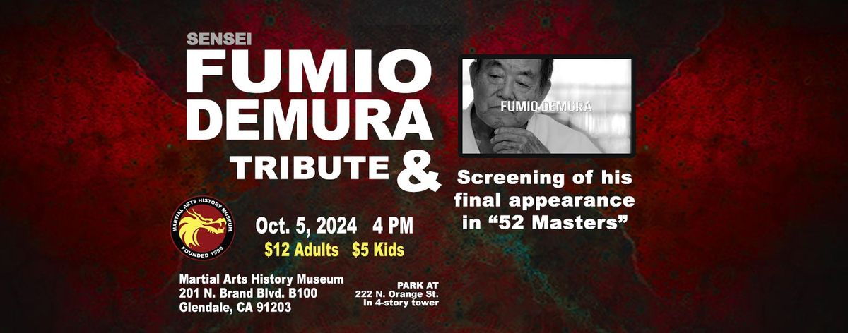 Fumio Demura Tribute & Screening