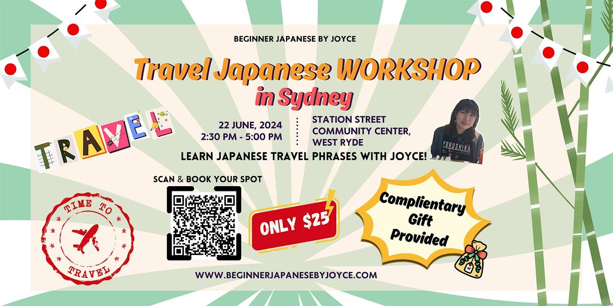 Travel Japanese workshop