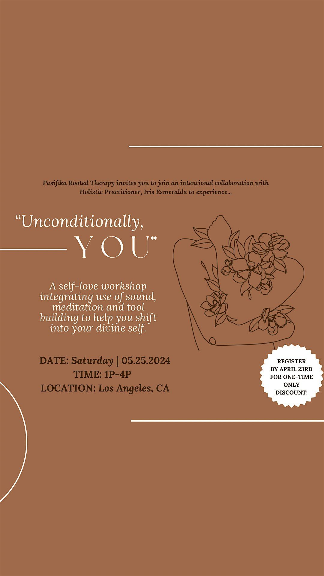 Unconditionally You, A Self Love Workshop