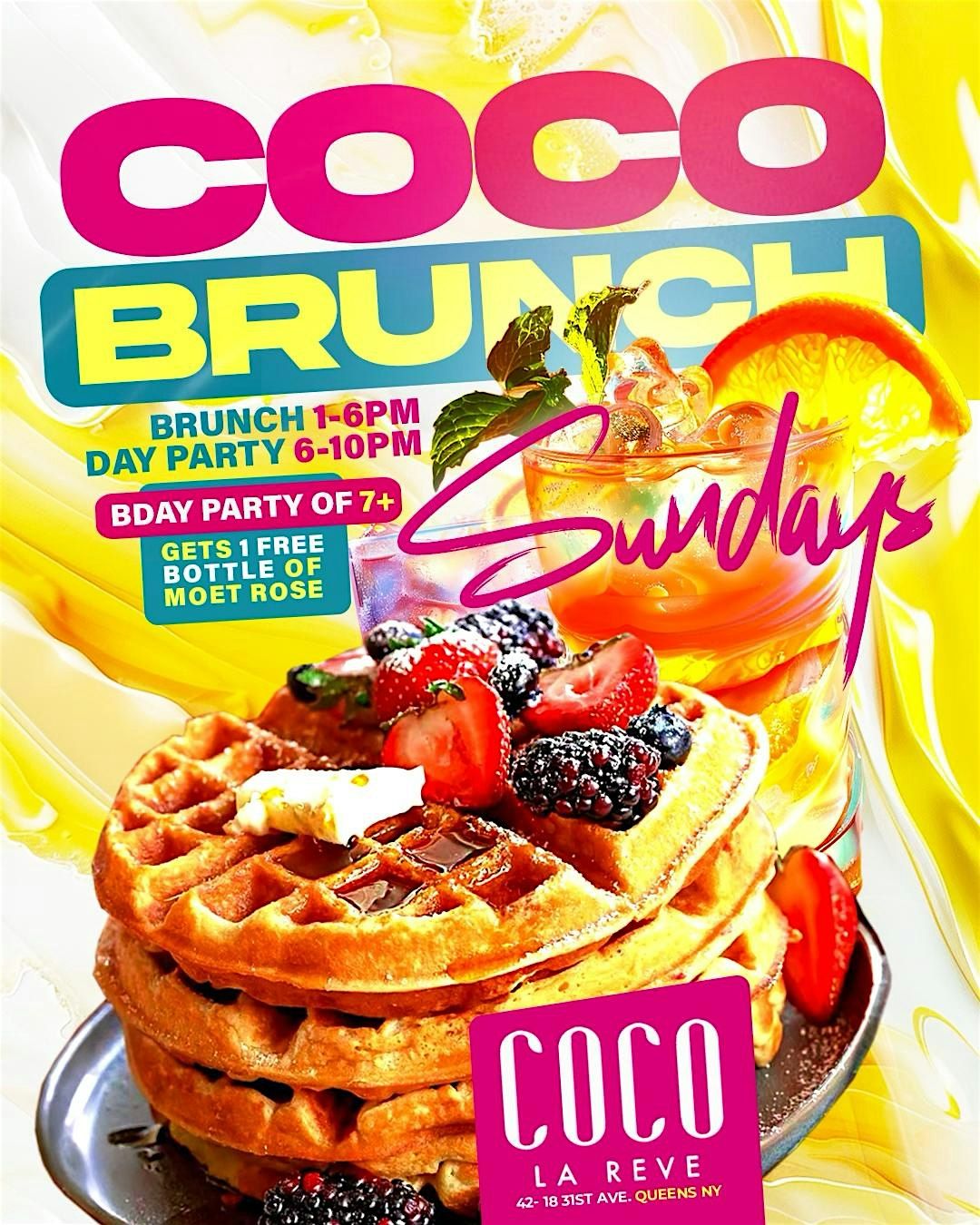 Coco Brunch Sundays at Coco la Reve