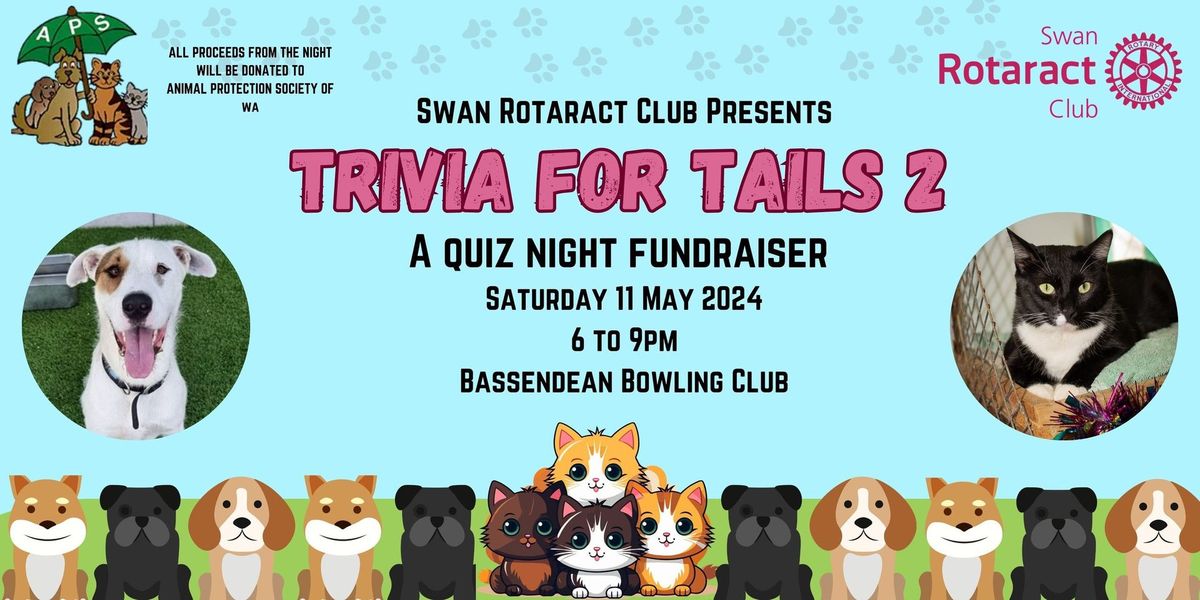 Trivia for Tails 2.0: A Quiz Night for The Animal Protection Society of WA