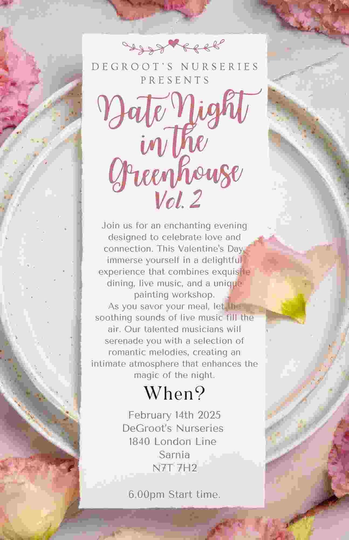 Date Night in the Greenhouse - Vol2