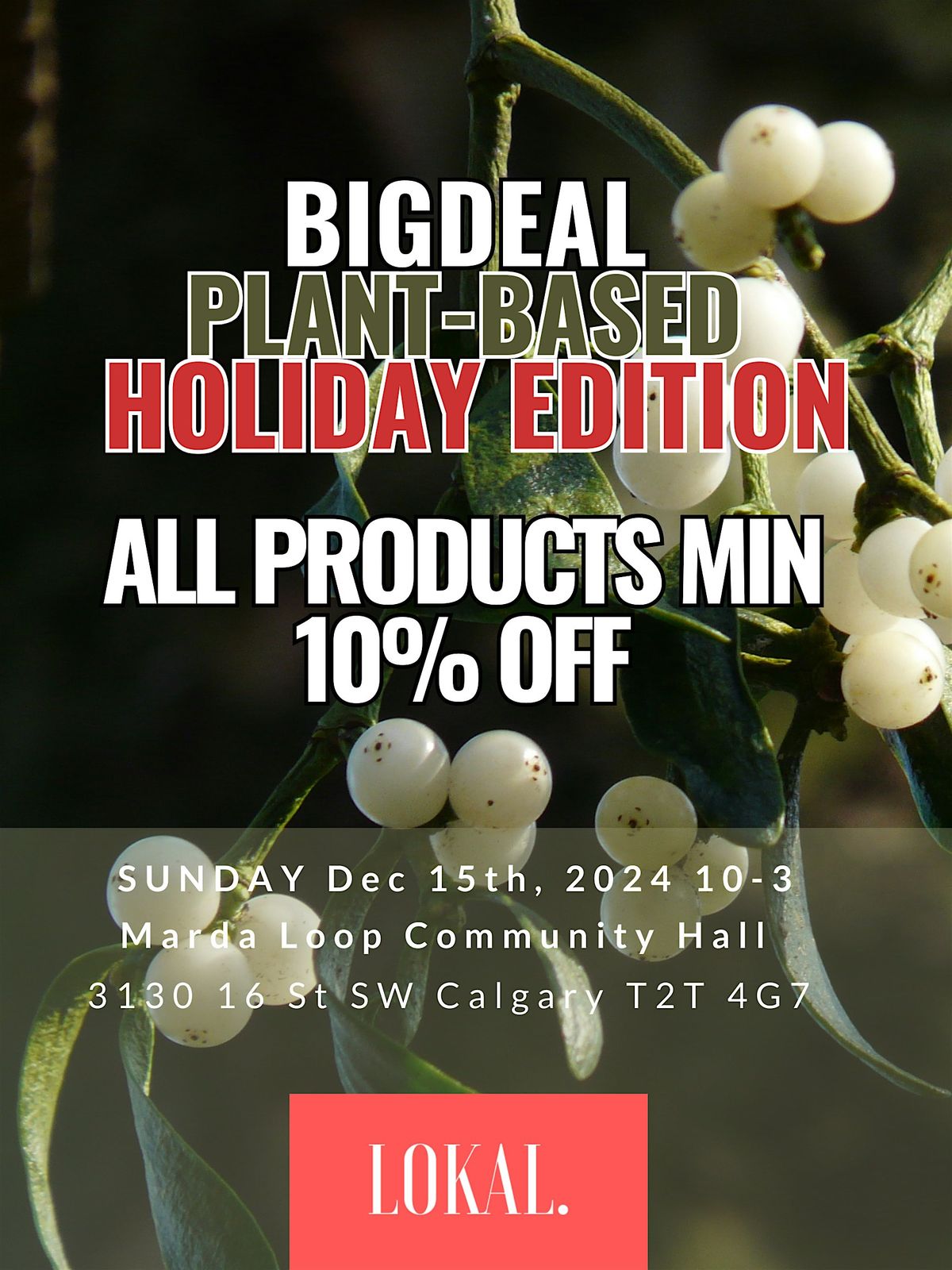 BigDeal PLANTBASED Holiday Market