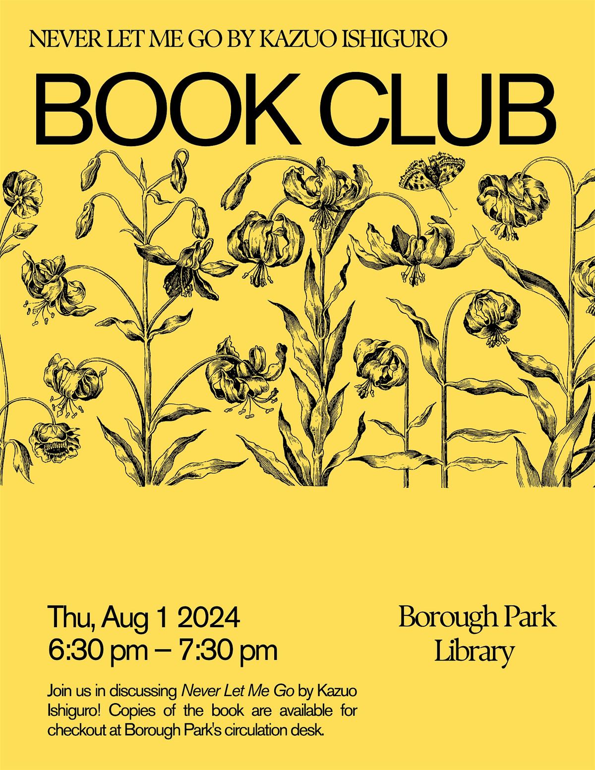 Book Club: Never Let Me Go by Kazuo Ishiguro