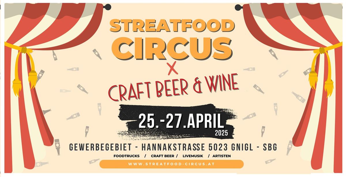 Streatfood Circus x Craft Beer & Wine