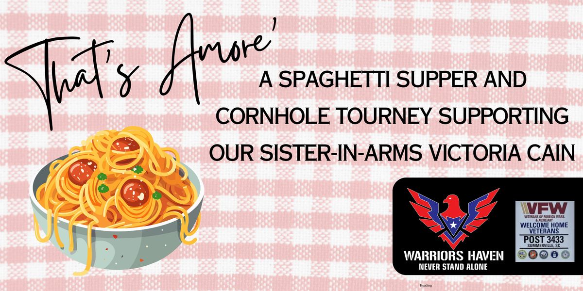 That's Amore'- A Spaghetti Supper Fundraiser For Veteran Victoria Cain