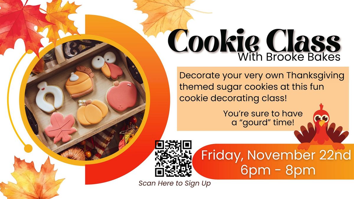 Thanksgiving Cookie Decorating Class