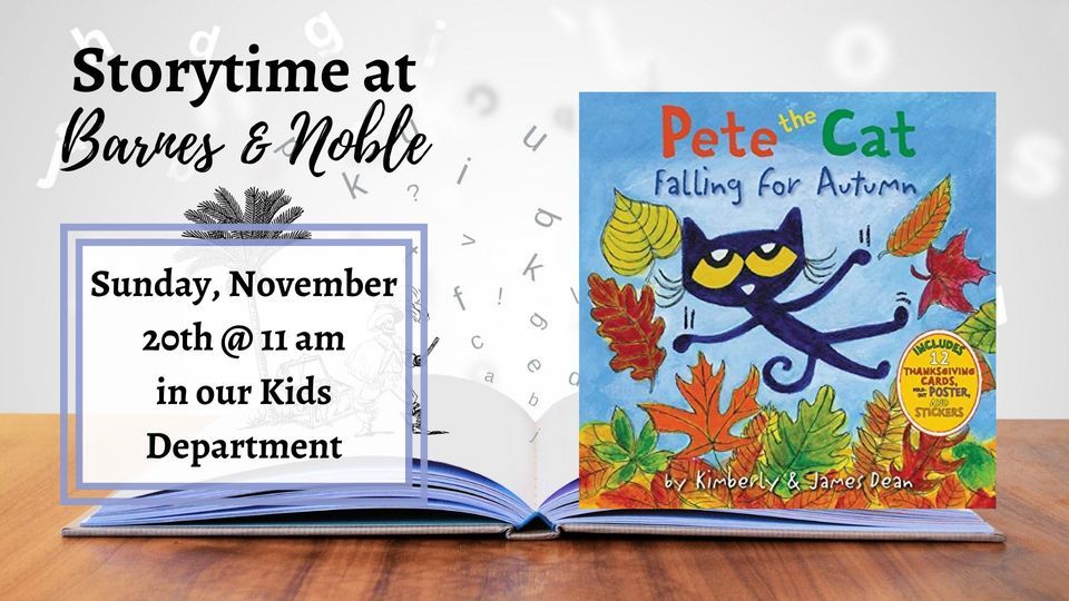 Pete the Cat Fall Storytime