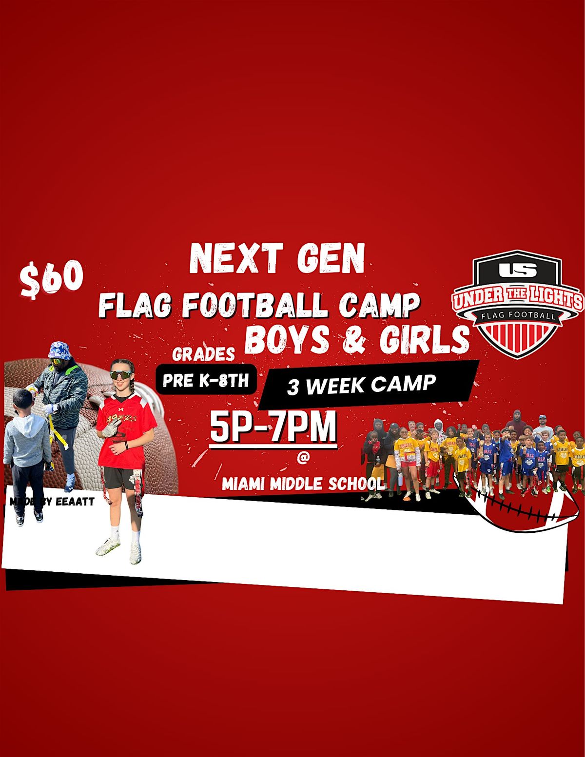 Next Gen Flag 3 Week Football Camp