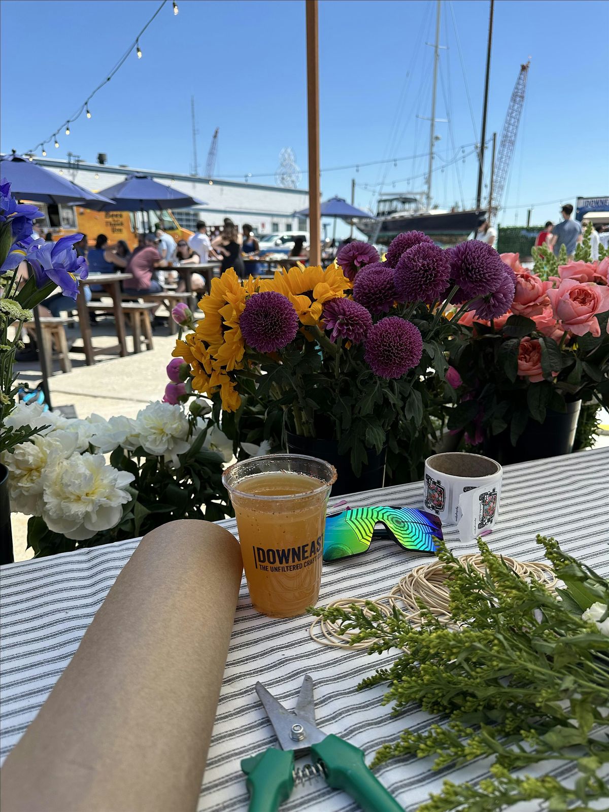 Summer Sip & Stem by Garden Gate Farms with Downeast Cider