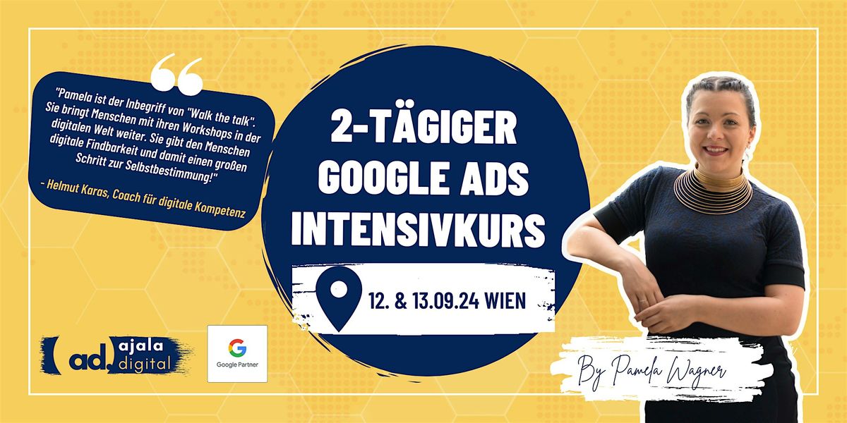 2-T\u00e4giger Google Ads Intensivkurs in Wien (Praxisorientiert)