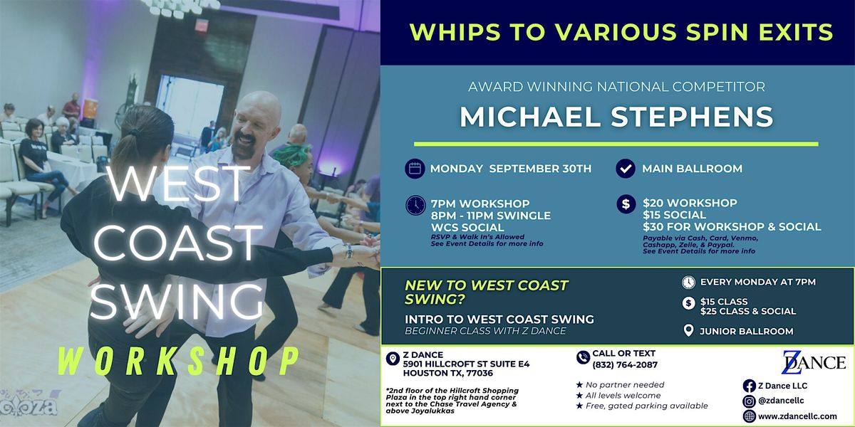 Michael Stephens - Intermediate West Coast Swing Workshop