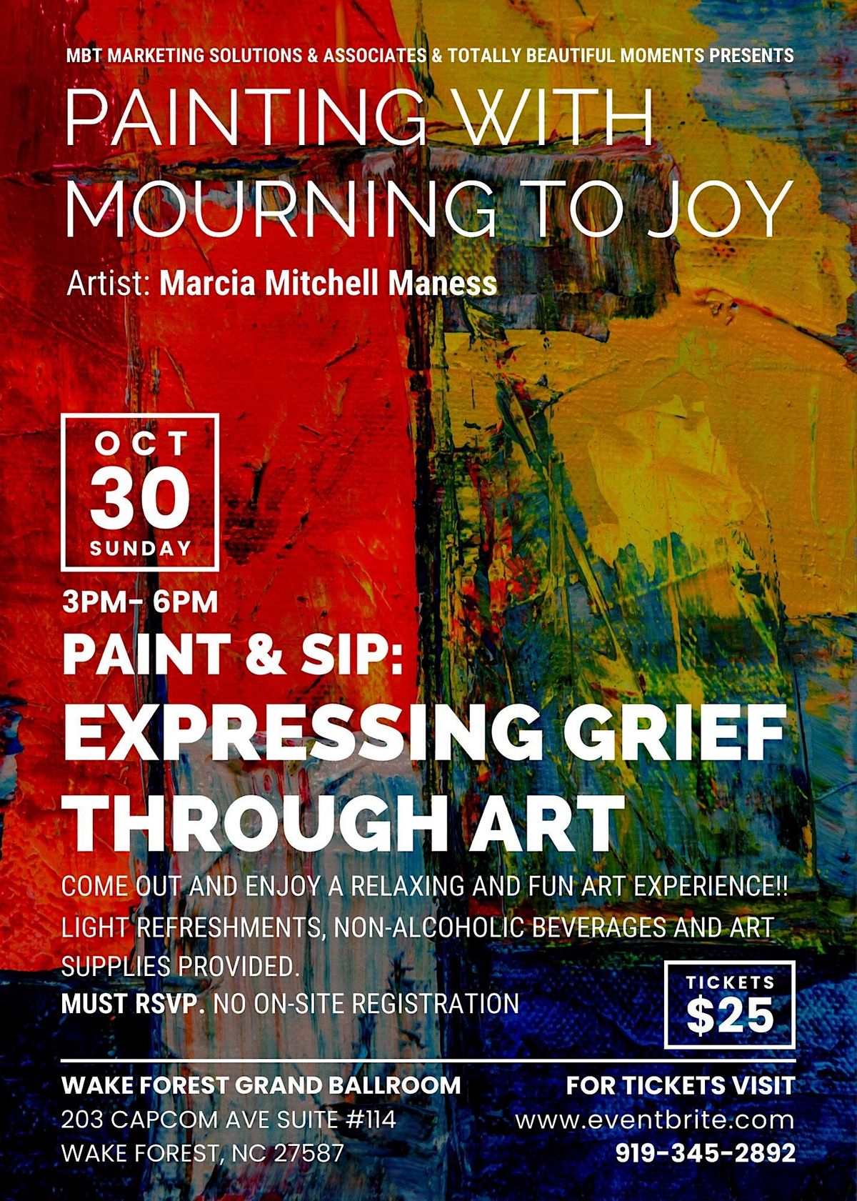 Paint & Sip: Expressing Grief Through Art