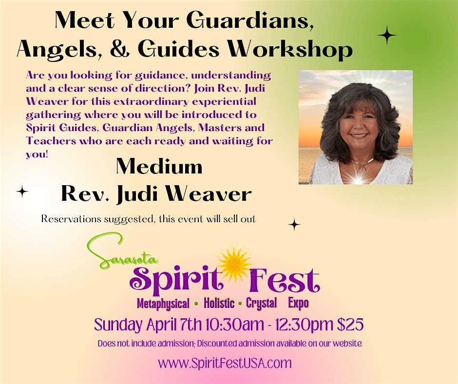 Meet Your Guardians, Angels, & Guides Workshop at Spirit Fest\u2122 Sarasota