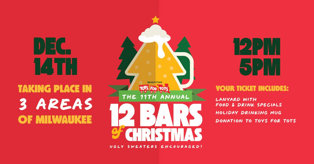 11th Annual 12 Bars of Christmas Crawl