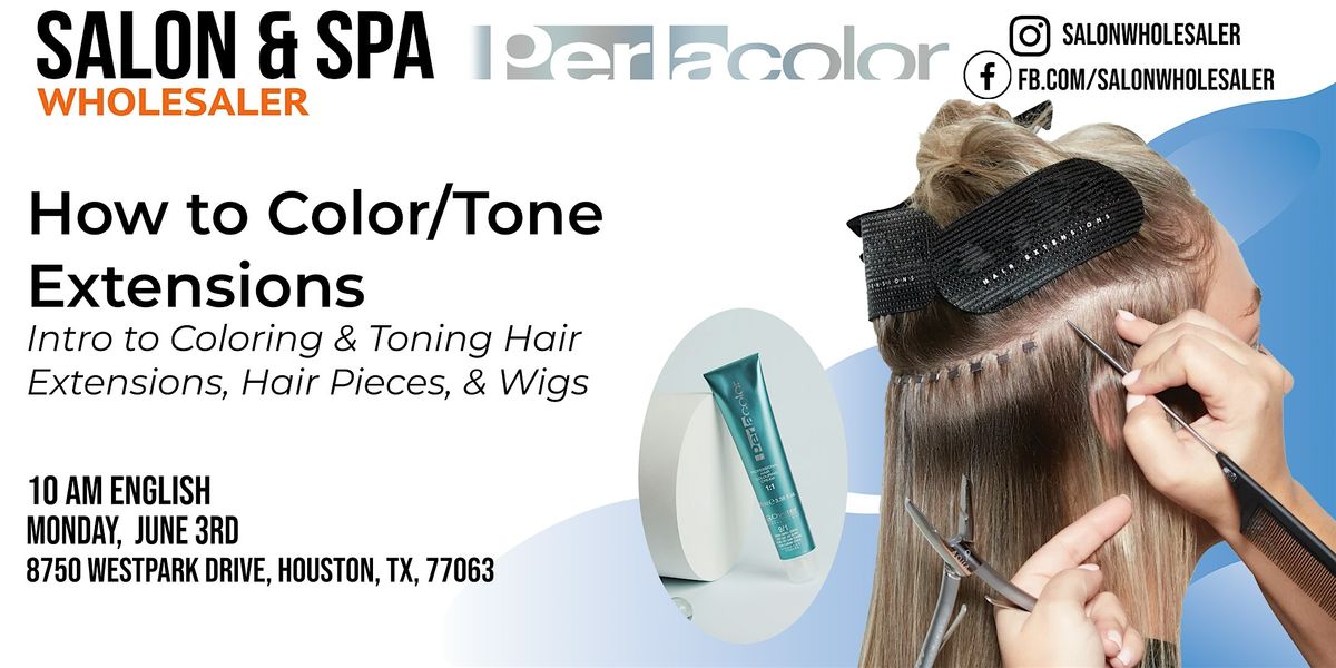Perlacolor: How to Tone\/Color Extensions & Wigs