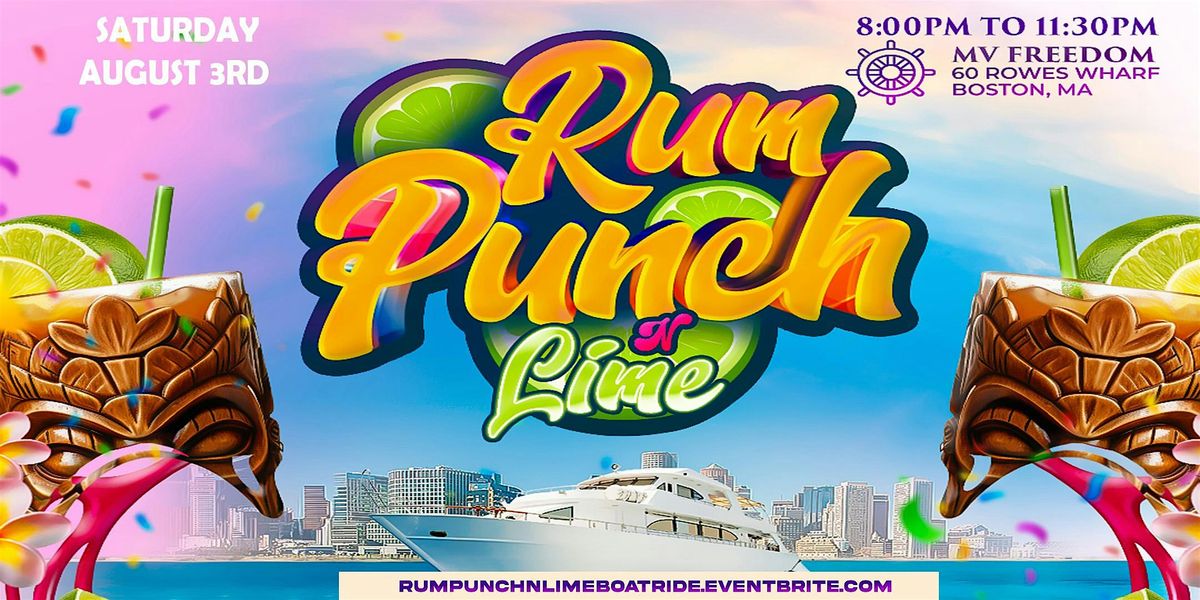 RUM PUNCH & LIME BOAT CRUISE