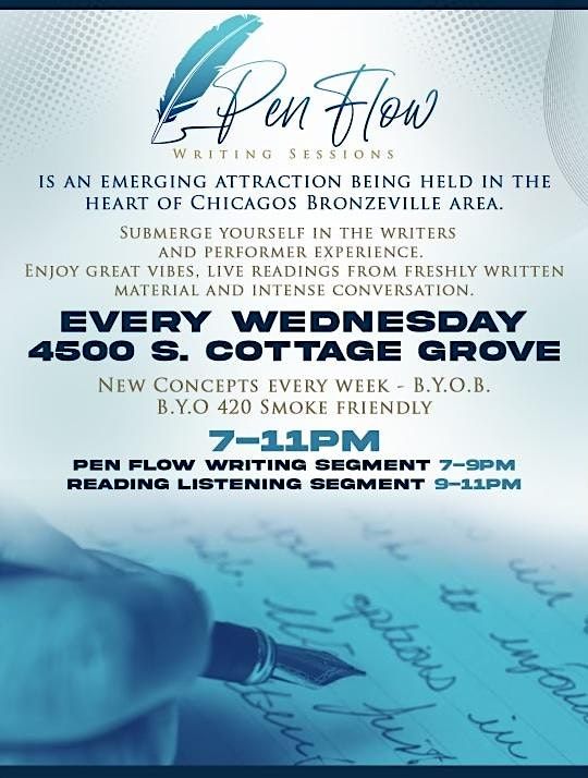 *Chicago Writers* Pen Flow Writing Sessions