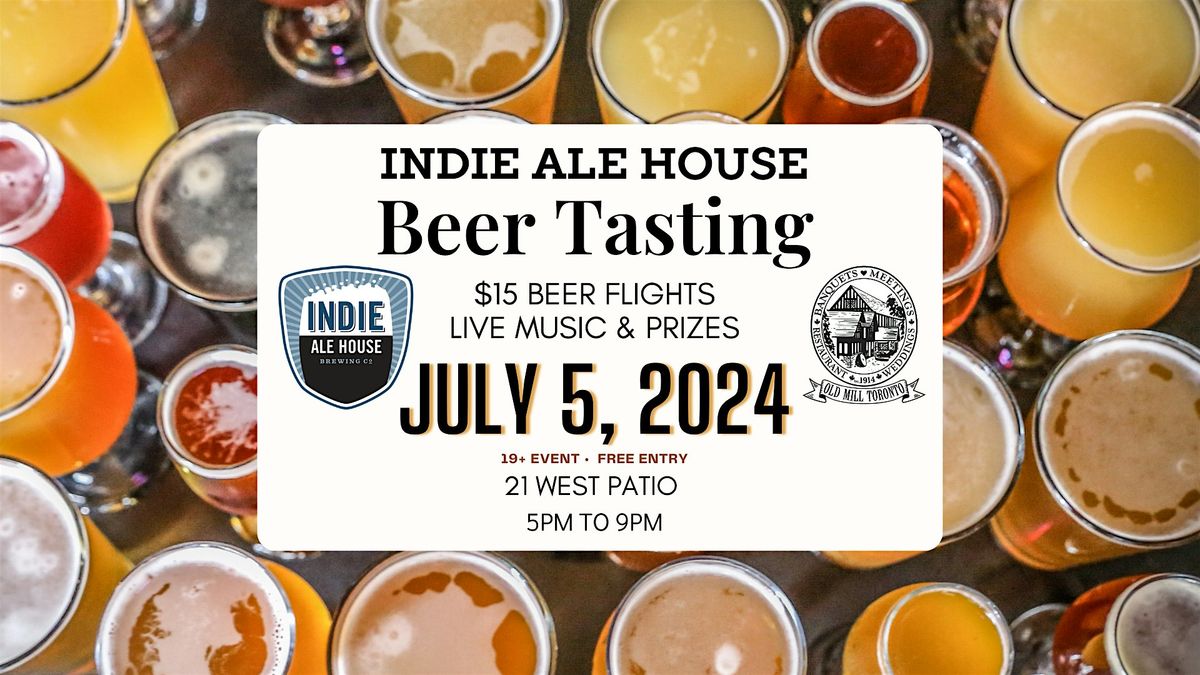 Beer Tasting on 21 West Patio ft. Indie Ale House