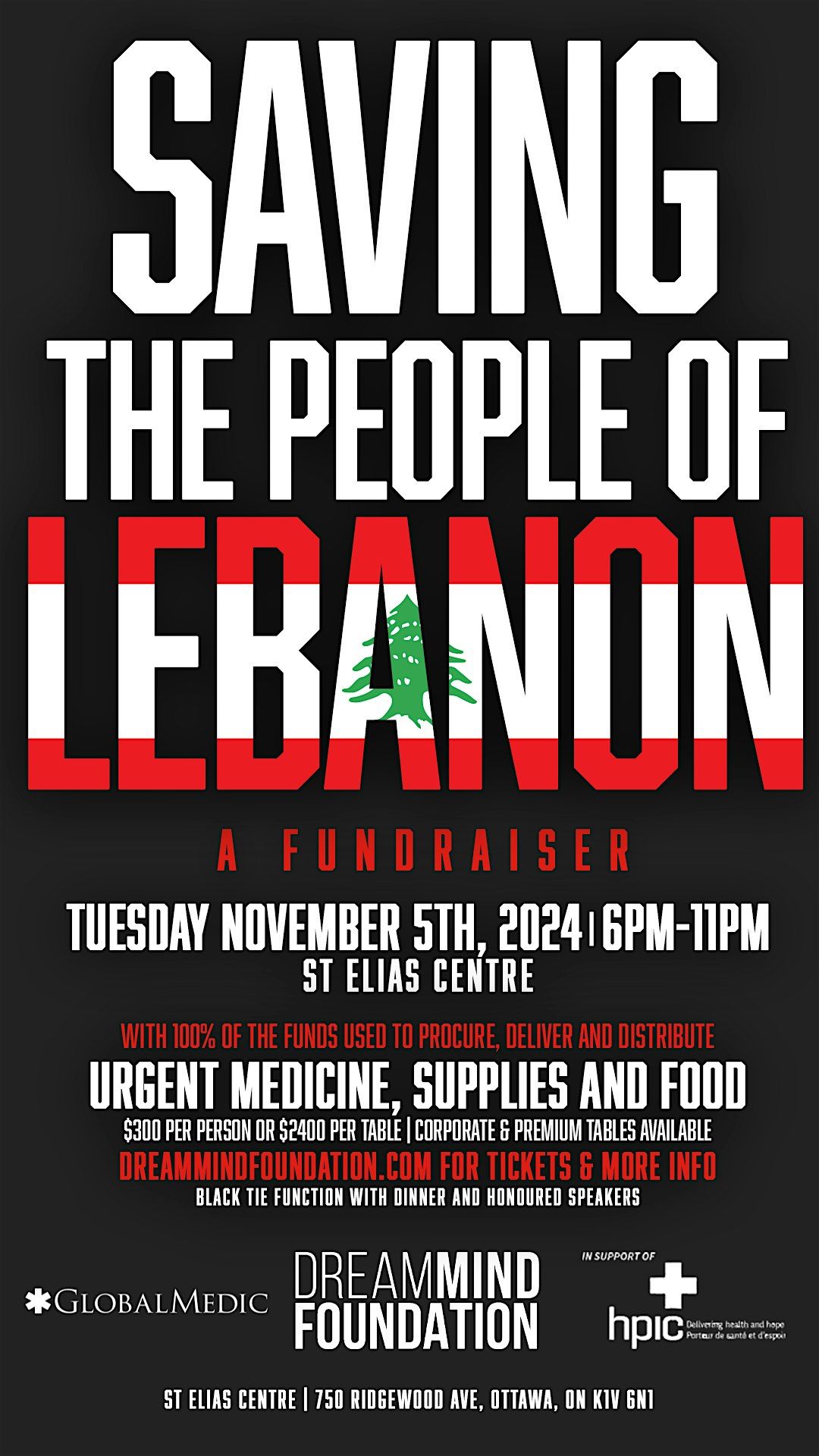 Saving the People of Lebanon - a Fundraiser