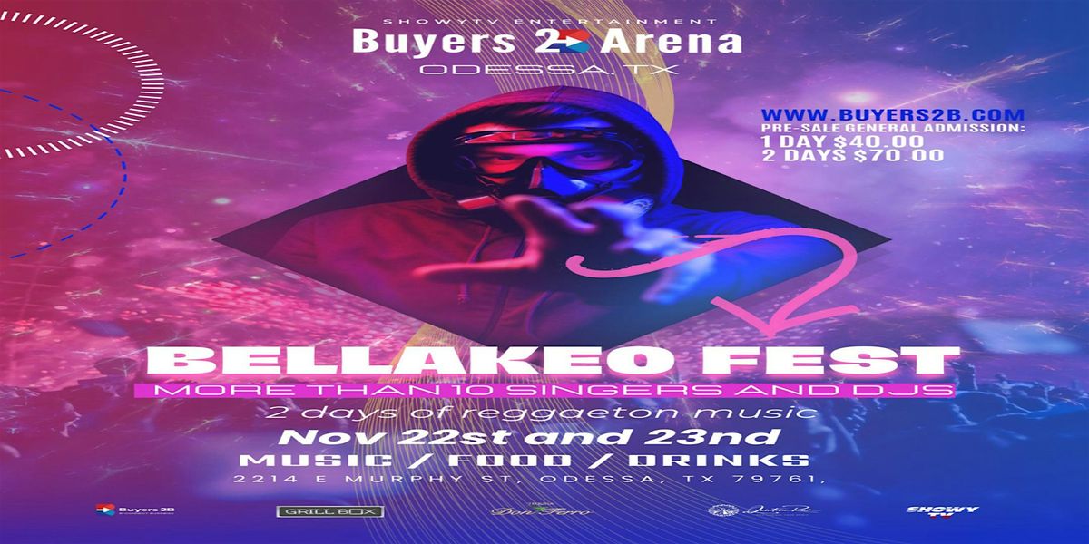 Bellakeo Fest, featuring over 10 amazing singers and DJs!