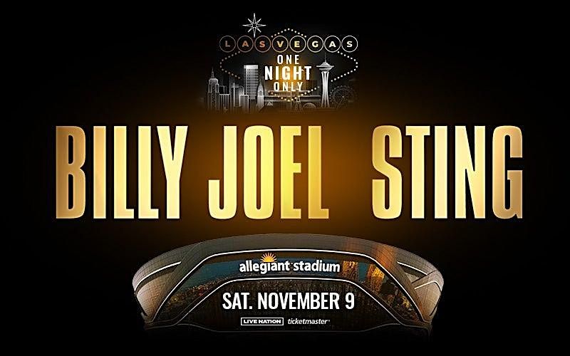 BILLY JOEL & STING concert shuttle bus from ATOMIC GOLF (STRAT) 11\/9\/2024