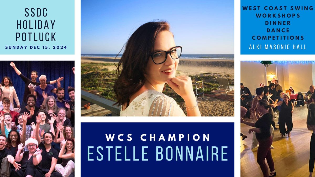 SSDC Holiday Potluck 2024: WCS Workshops & Dance w\/ Champ Estelle Bonnaire + Competitions