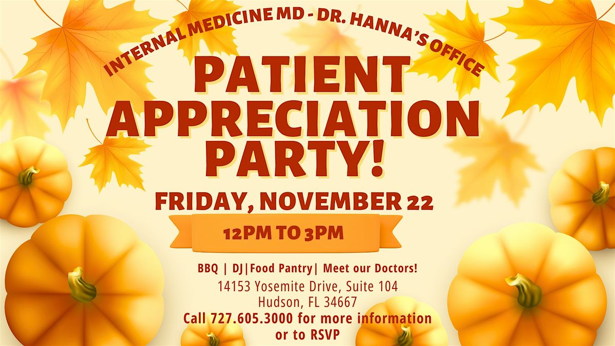 Patient Appreciation Party