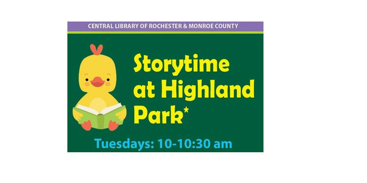 Storytime At Highland Park Tunnel Tree!