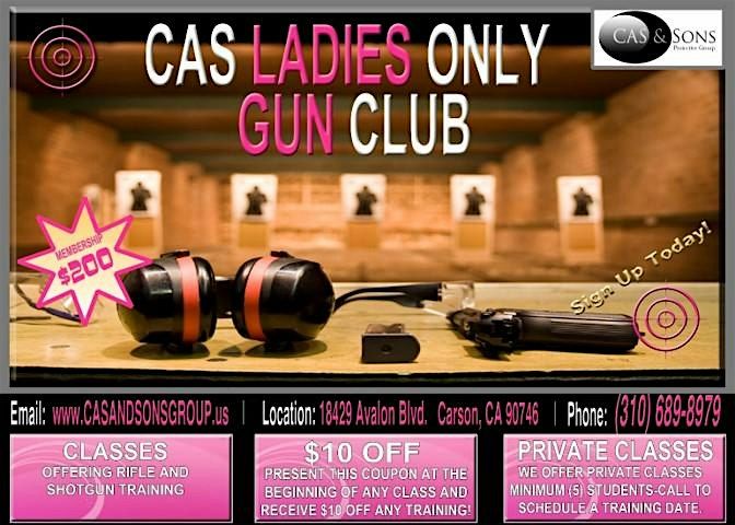 C.A.S. Ladies ONLY Basic Handgun Class