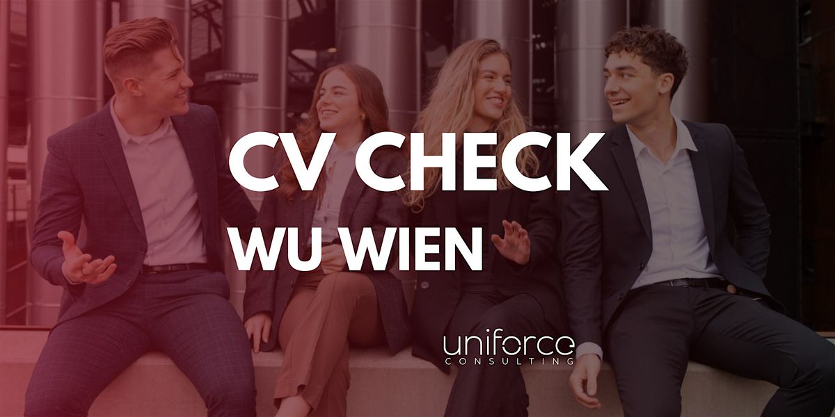 CV Check x E&I Club  - IB Club - IfU Hub - S&O Club @ WU | Wien