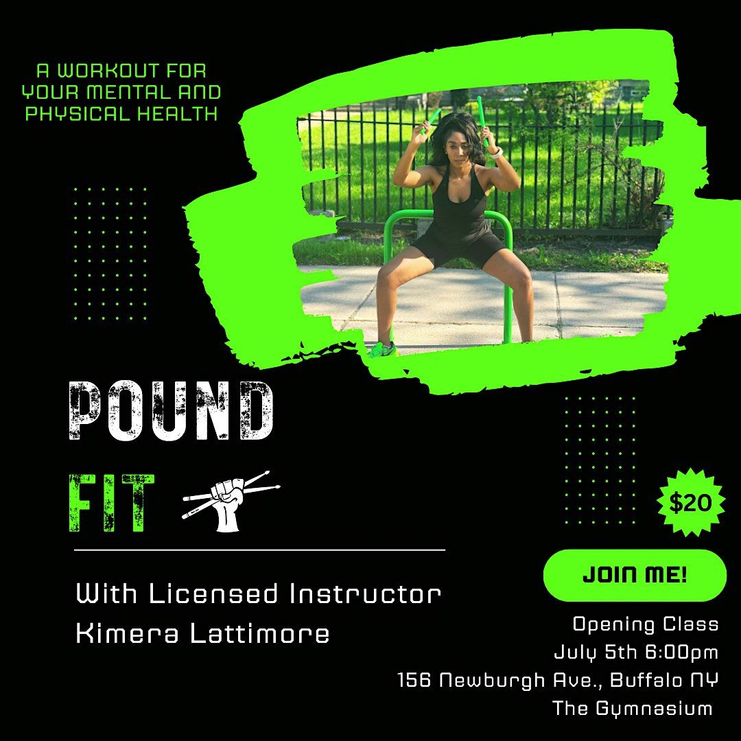 Pound Fitness with Instructor Kimera Lattimore