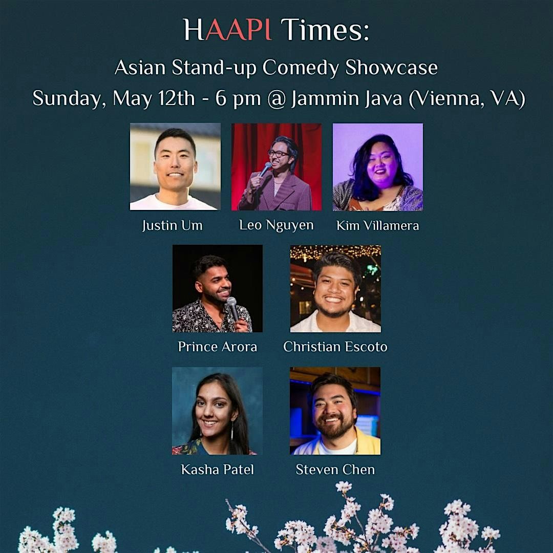HAAPI Times: Asian Stand-up Comedy Show (TICKETS ARE $20 - Vienna, VA)