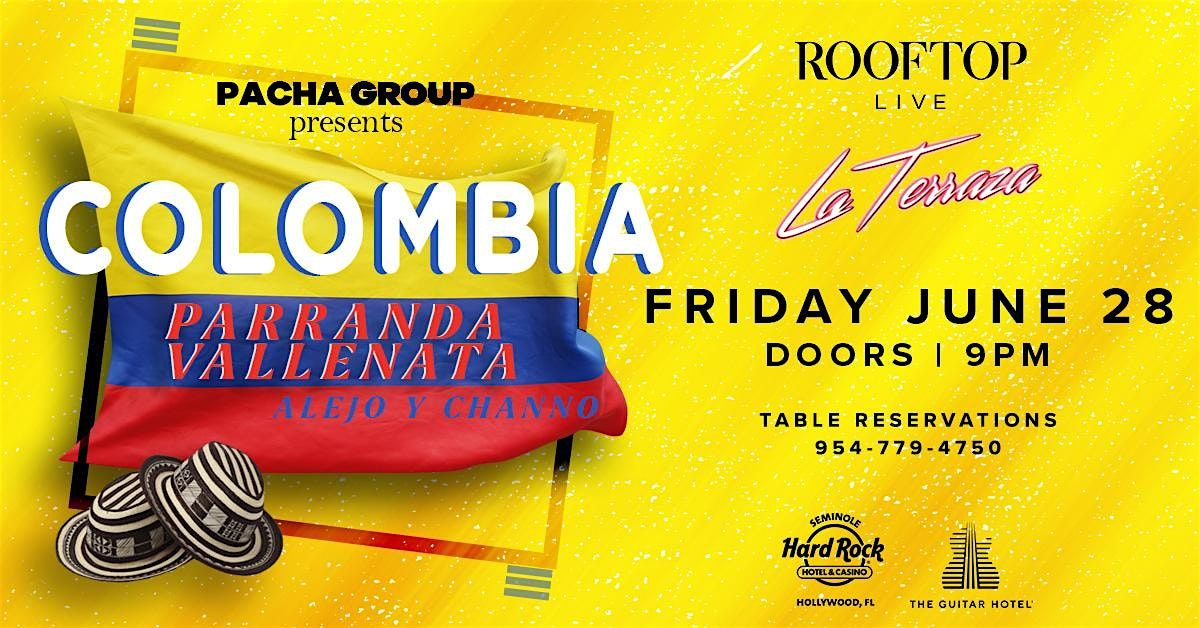 VIVA COLOMBIA! Live Vallenatos and More by ALEJO & CHANO Friday June 28th