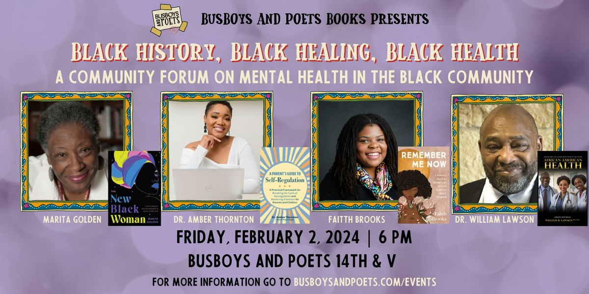 Black History, Black Healing, Black Health | Busboys and Poets Books