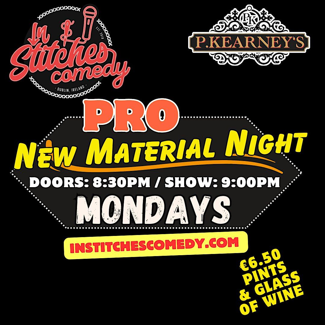 In Stitches Comedy Club- Retro Monday July 22nd \u20ac6.50 Drinks