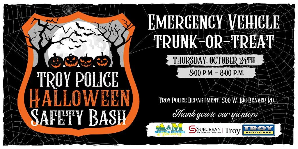 Troy Police Halloween Safety Bash