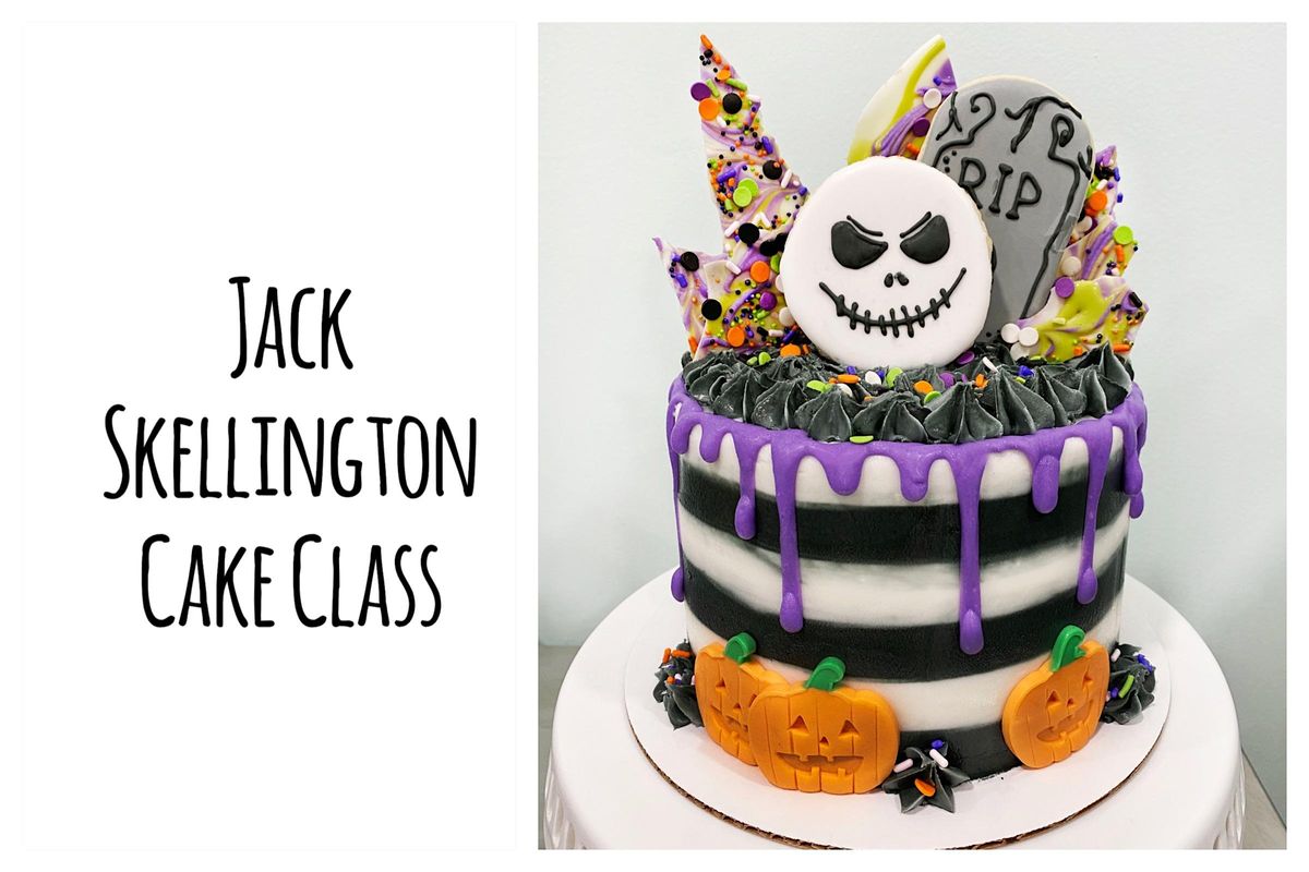 Jack Skellington Drip Cake Decorating Class, Fran's Cake & Candy