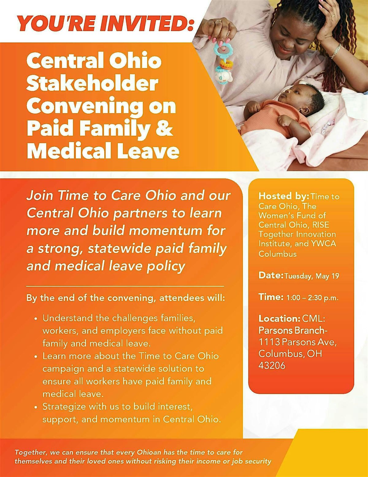 Central Ohio Stakeholder Convening on Paid Family and Medical Leave