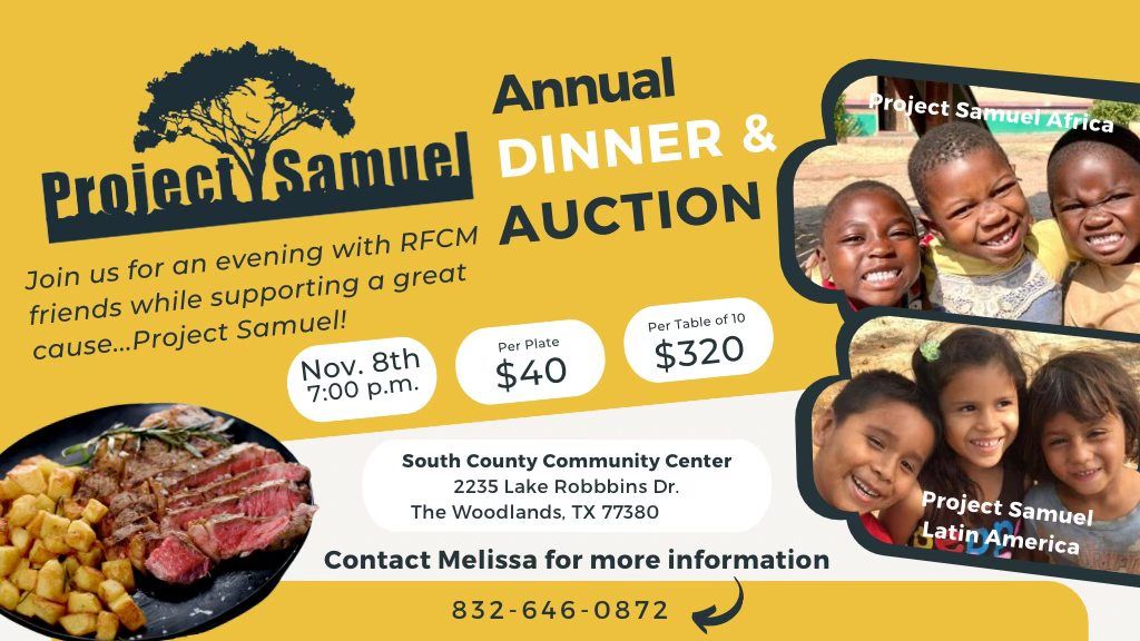 Project Samuel Annual Dinner & Auction