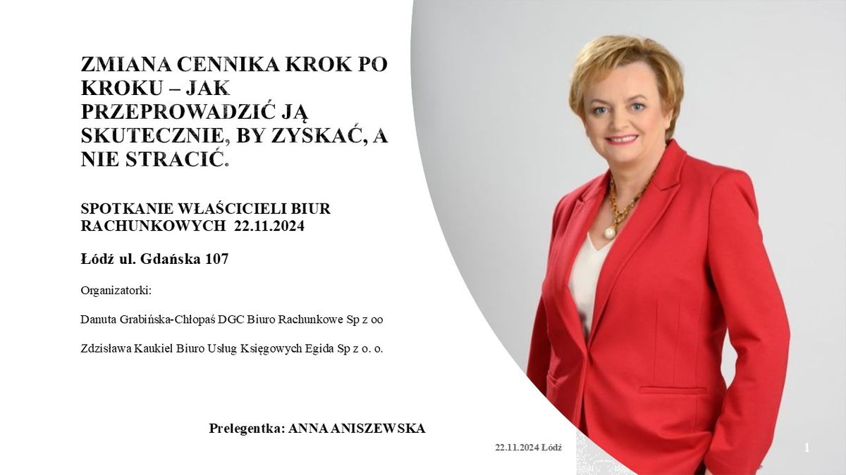 Zmiana cennika krok po kroku \u2013 jak przeprowadzi\u0107 j\u0105 skutecznie, by zyska\u0107, a nie straci\u0107. 