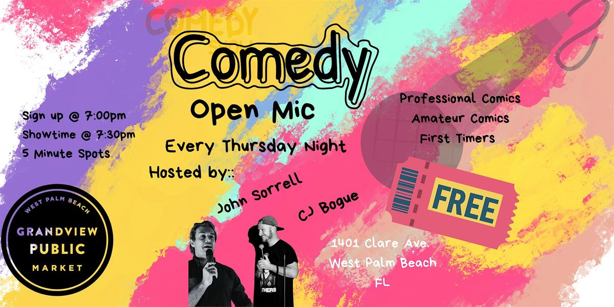 Free Comedy Open Mic Show