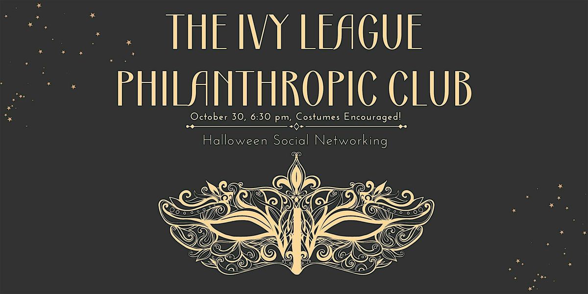 Halloween Social Networking by Ivy League Philanthropic Club