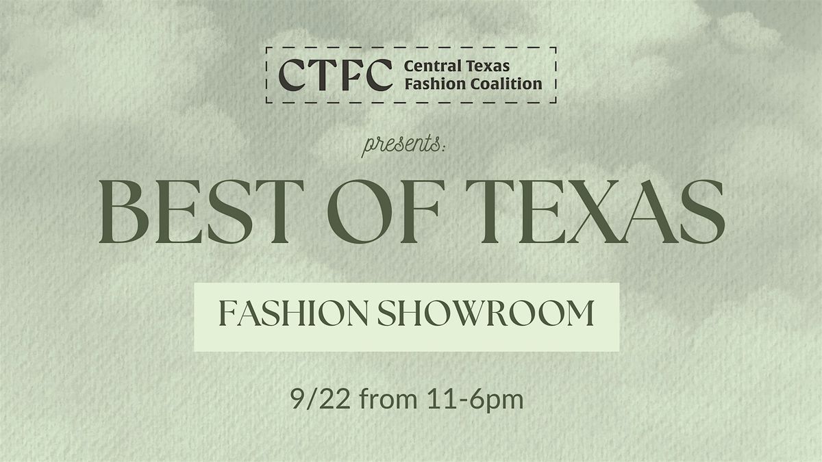 'Best of Texas' Fashion Showroom (Pop Up)