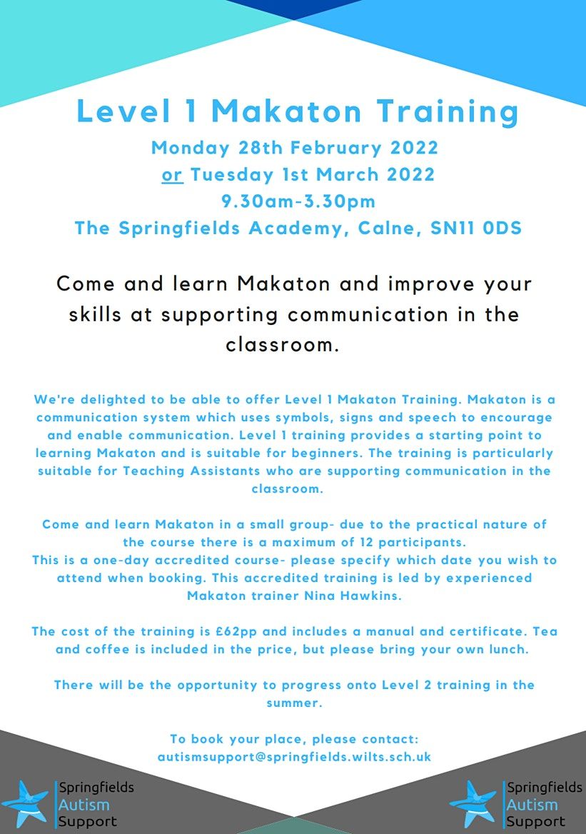 Level 1 Makaton Training