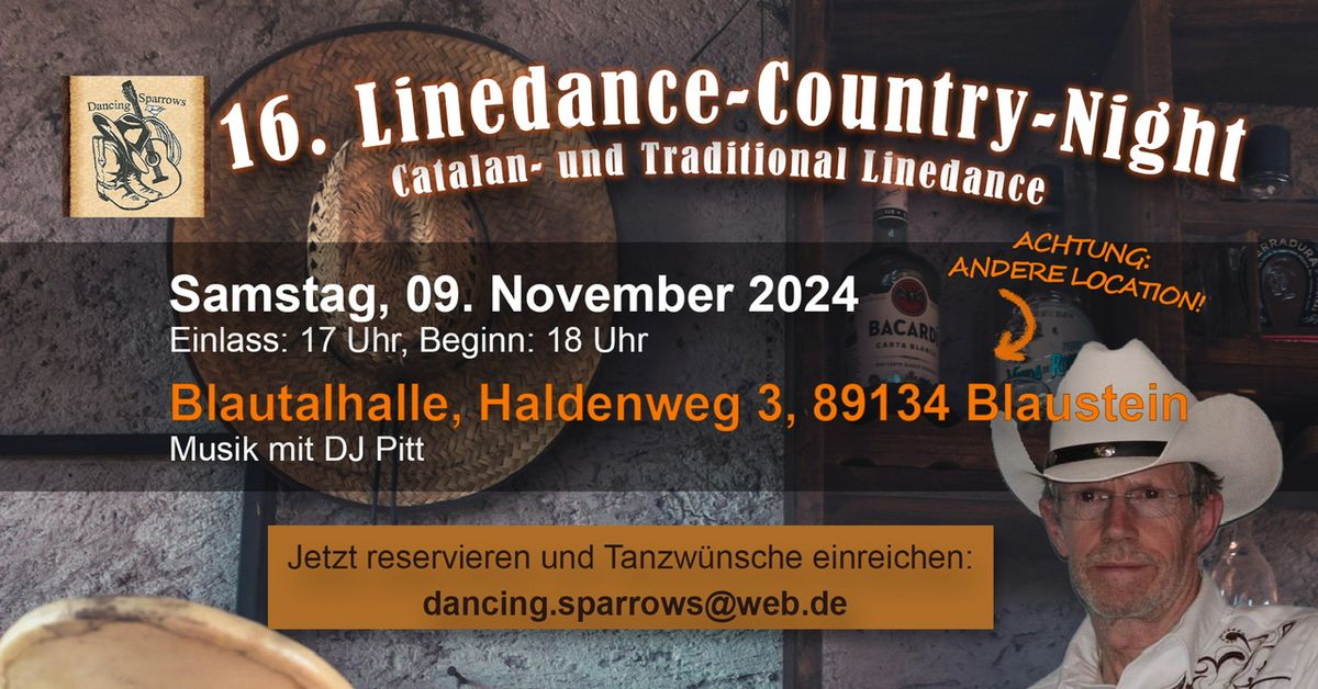 16.Linedance-Country-Night,  VVK 10,00 Euro