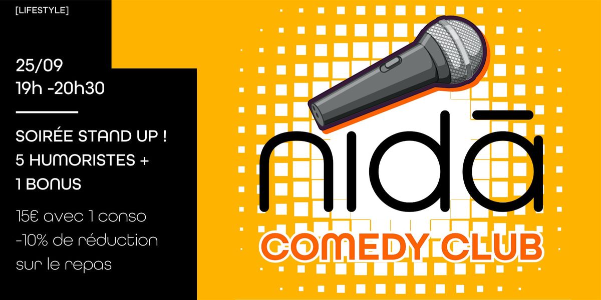 Soir\u00e9e Stand up - Nida Comedy Club