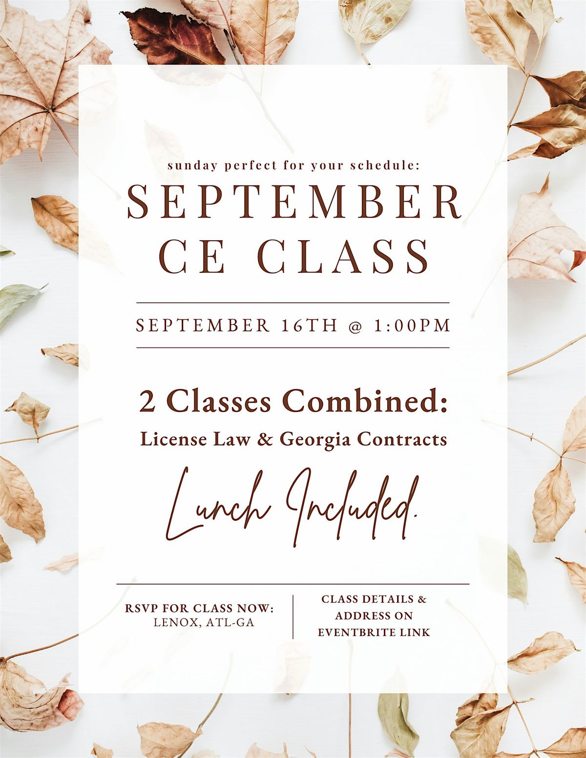 CE: License Law and Contracts Class