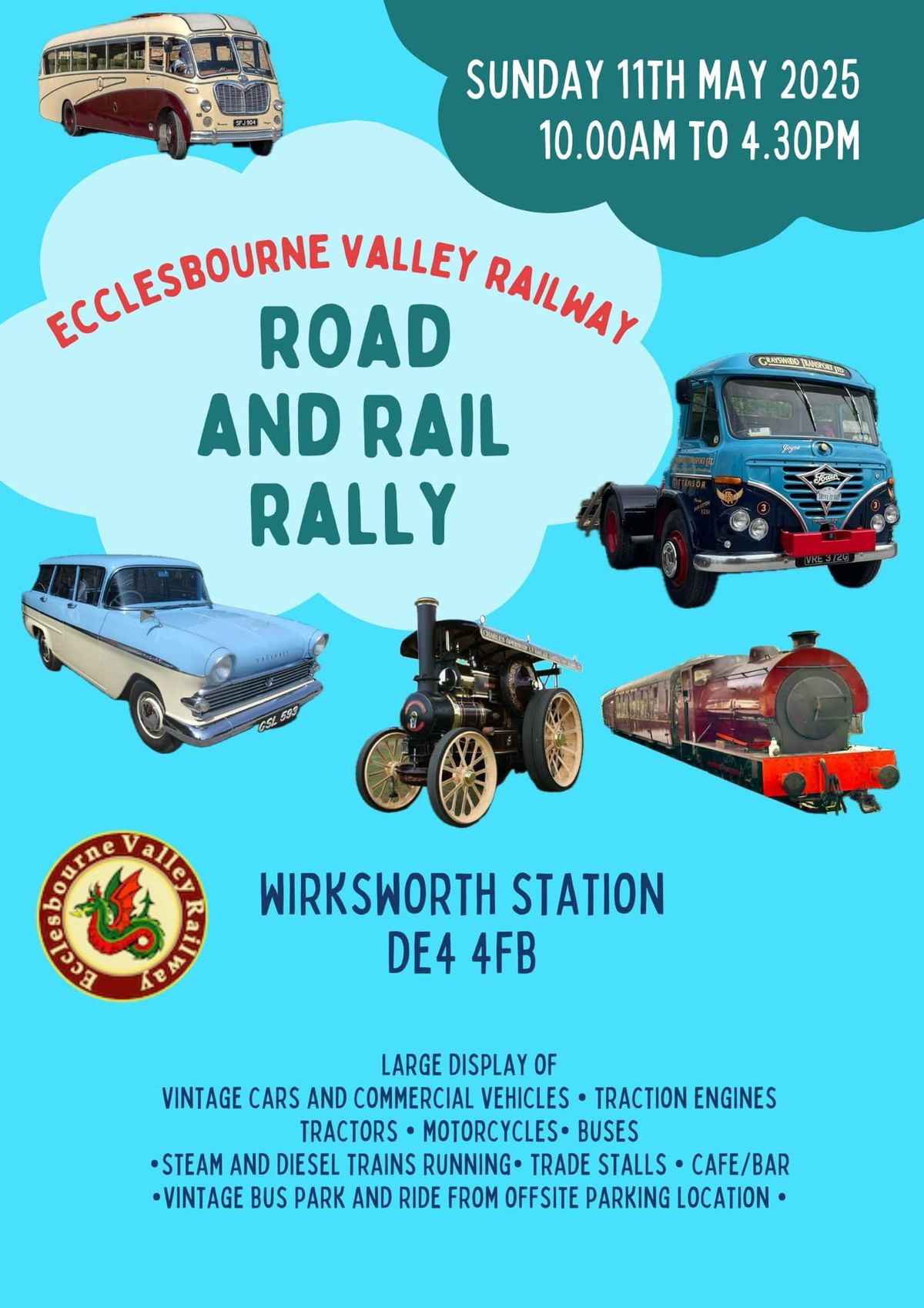 Ecclesbourne Valley Railway Road and Rail Rally 