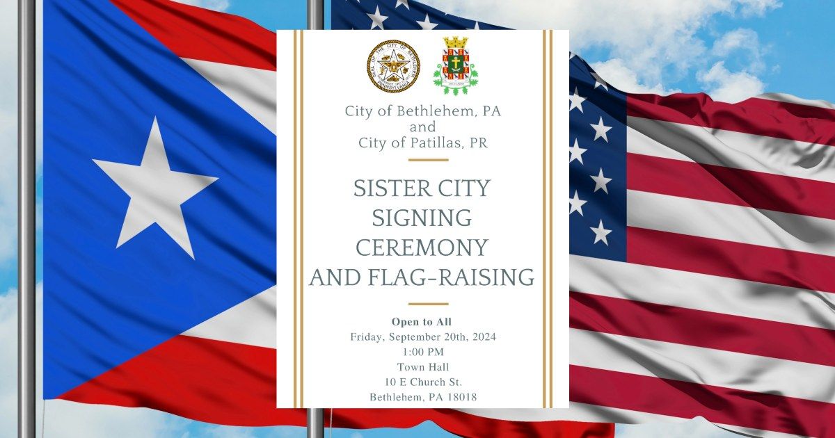 Patillas, PR Sister City Signing Ceremony and Flag Raising